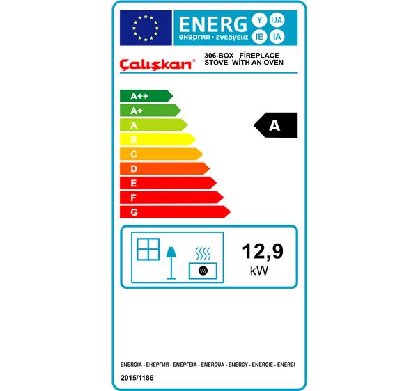 CALISKAN 306 BOX / FIREPLACE COOKSTOVE 